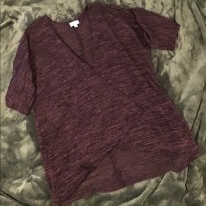 Lularoe Bianka purple open kimono cardigan